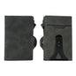 CASEKEY Top Quality Leather Cash Clip Wallet RFID NFC Protection Pop Up Metal Card Holder Case