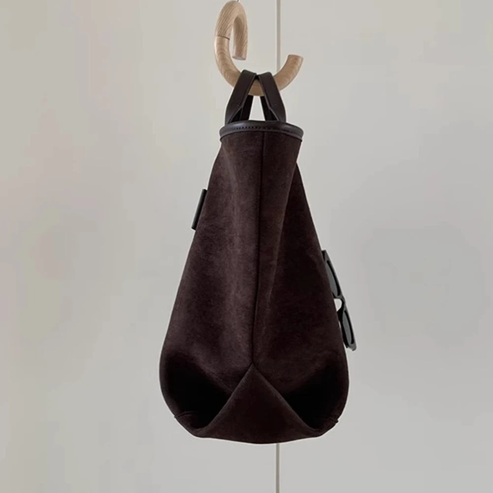 Tote Bag for Women Large Capacity Satchel, Suede