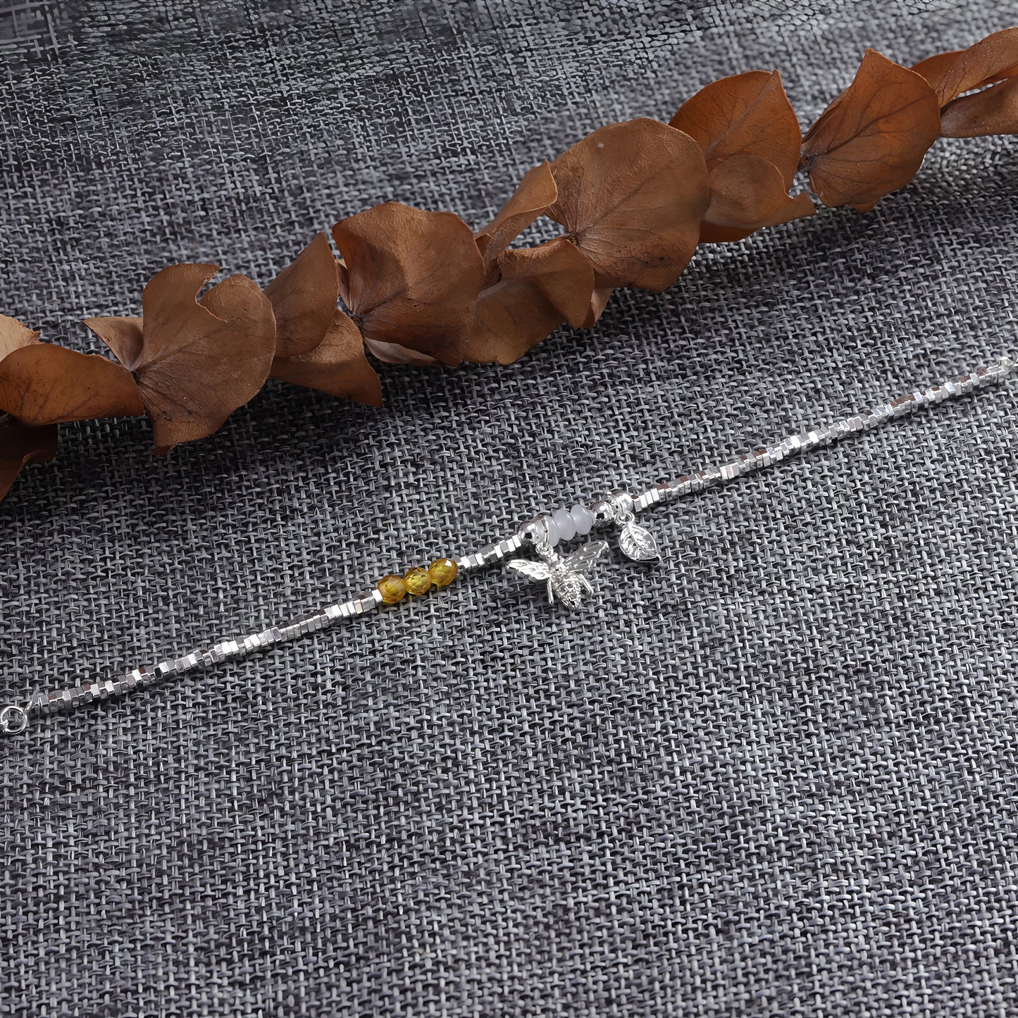 VENTFILLE 925 Sterling Silver Line Extremely fine Bracelet