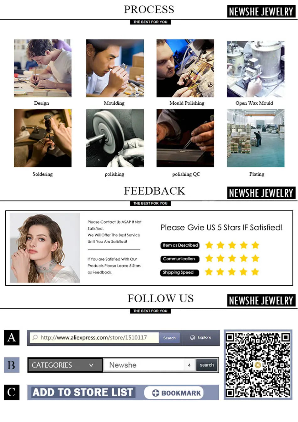 Newsha Certified Moissanite Wedding Band for Women 925 Sterling Silver