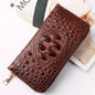 Fashion Women Crocodile Leather Wallet Large Capacity Credit Cards Holder Organizer Phone Clutch