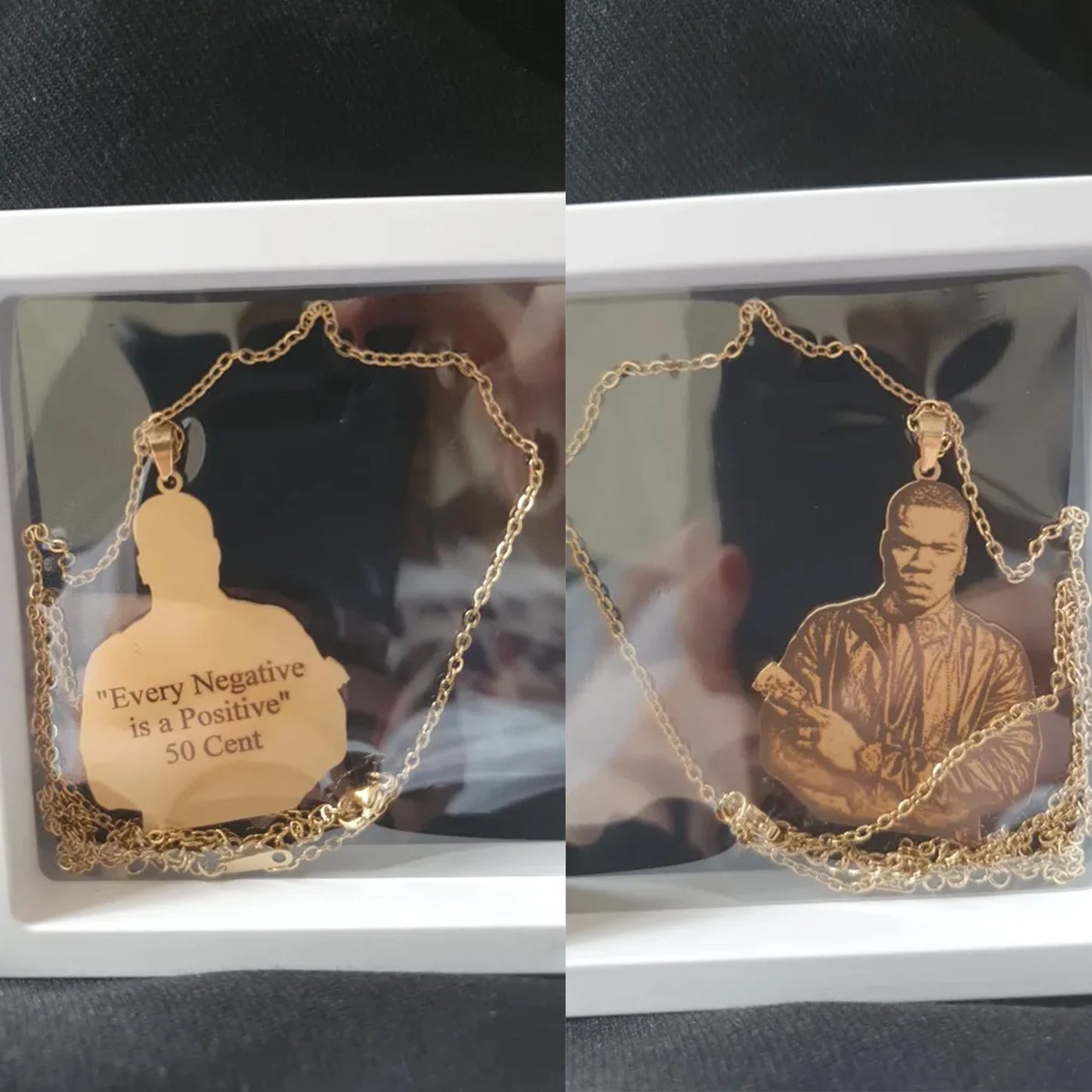 Custom Photo Engraved Necklace Personalized