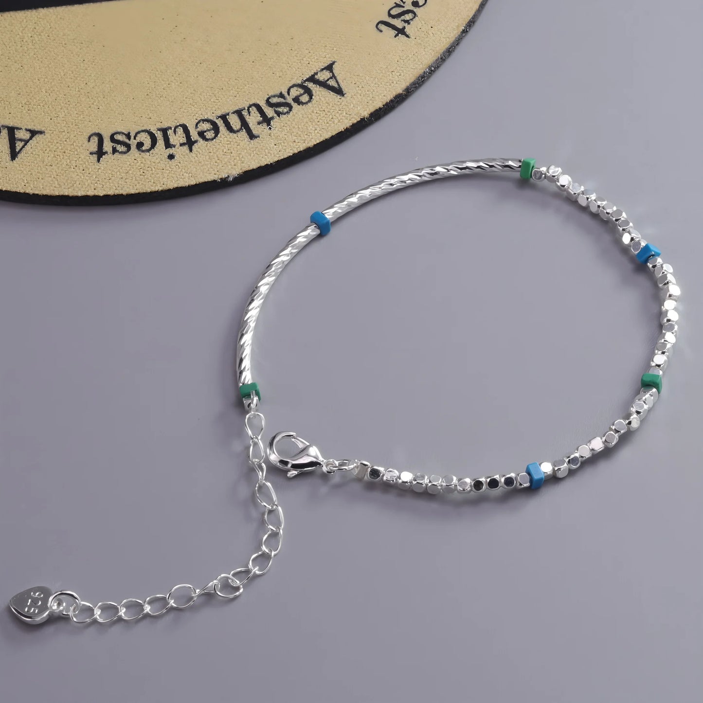 VENTFILLE 925 Sterling Silver Line Extremely fine Bracelet