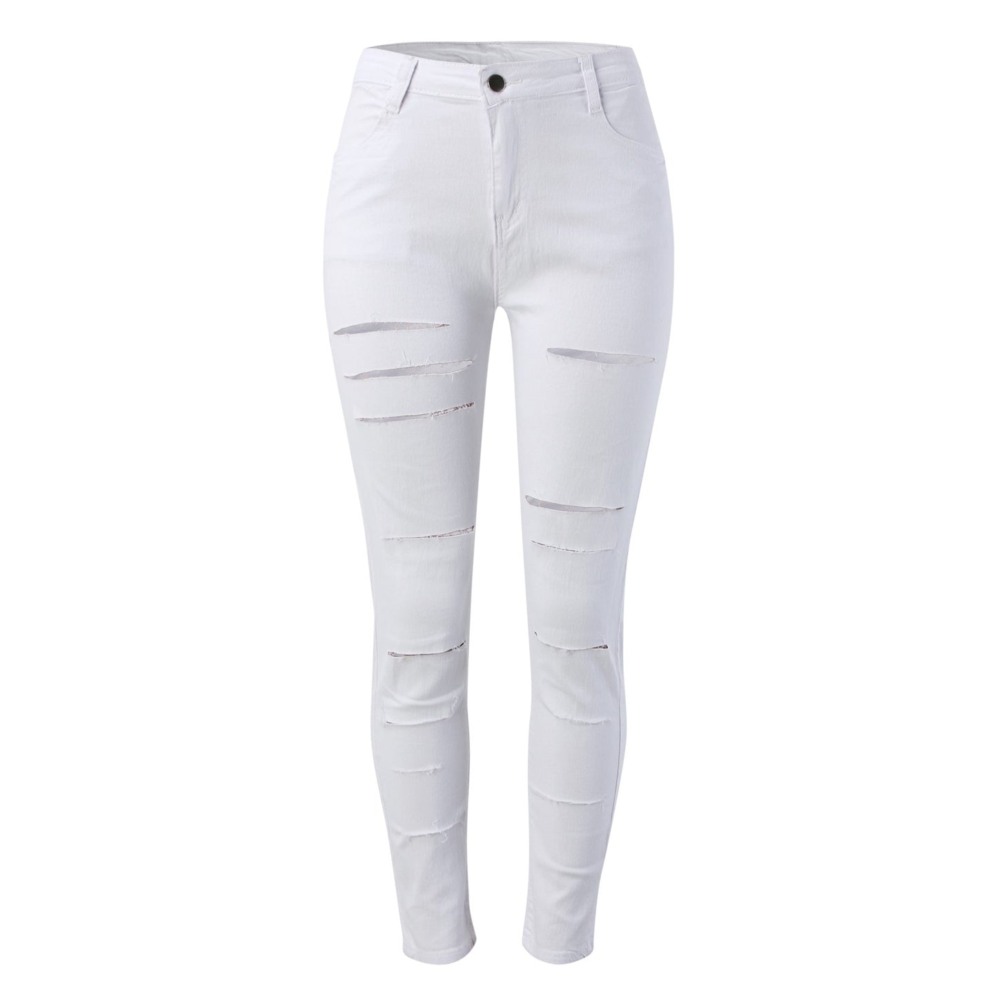 New Ripped Jeans Women'S Pencil Pants Ripped