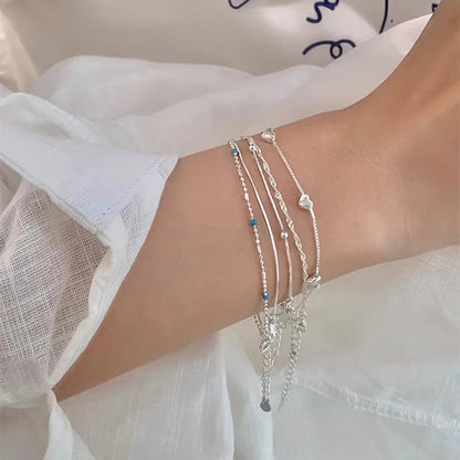 VENTFILLE 925 Sterling Silver Line Extremely fine Bracelet