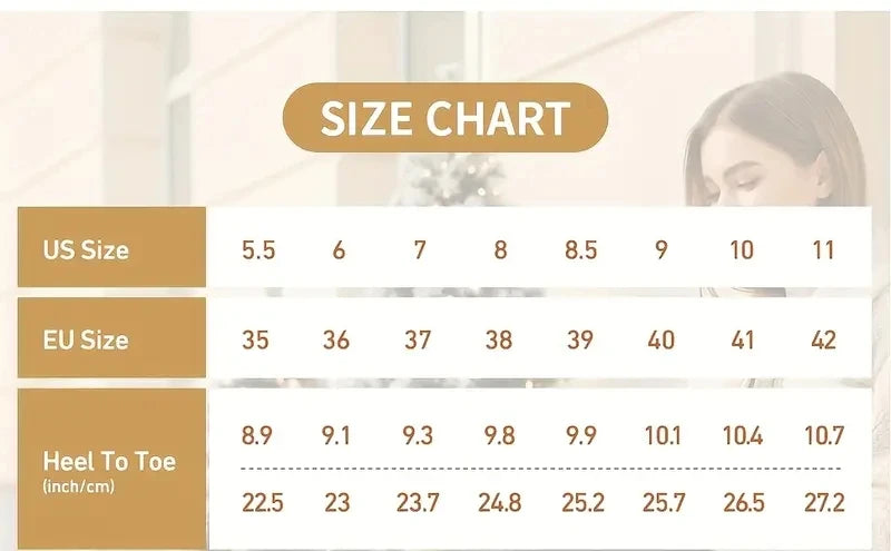 Snow Boots Women, Warm Faux Fur Lined, Slip Resistant Outdoor, Ankle Boots for Cold Weather, Fashion Design