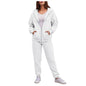 Women Long Sleeve Solid Color Hooded Sweatshirt and Pant