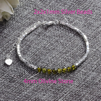 VENTFILLE 925 Sterling Silver Line Extremely fine Bracelet