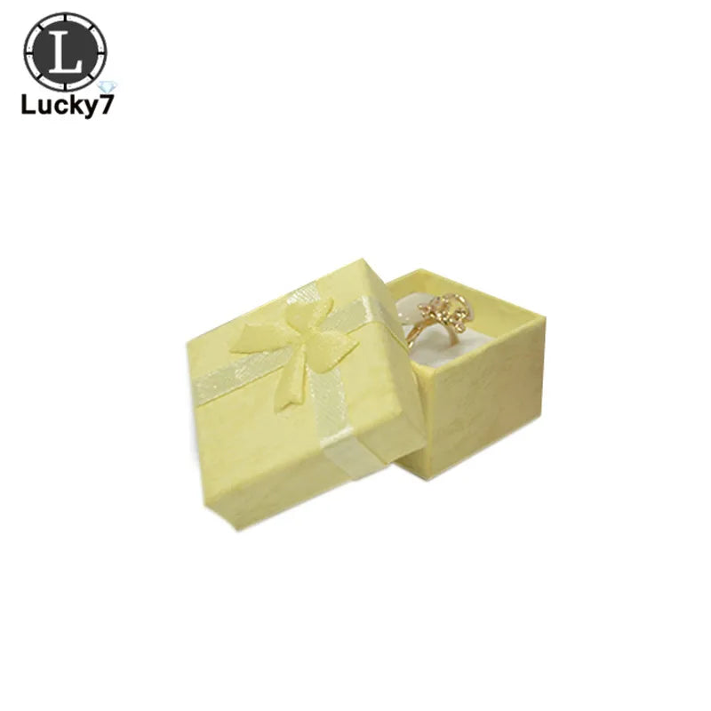 4*4*3cm 120pcs Jewelry Boxes for Jewelry Assorted Colors Ring Box Small Gift Boxes