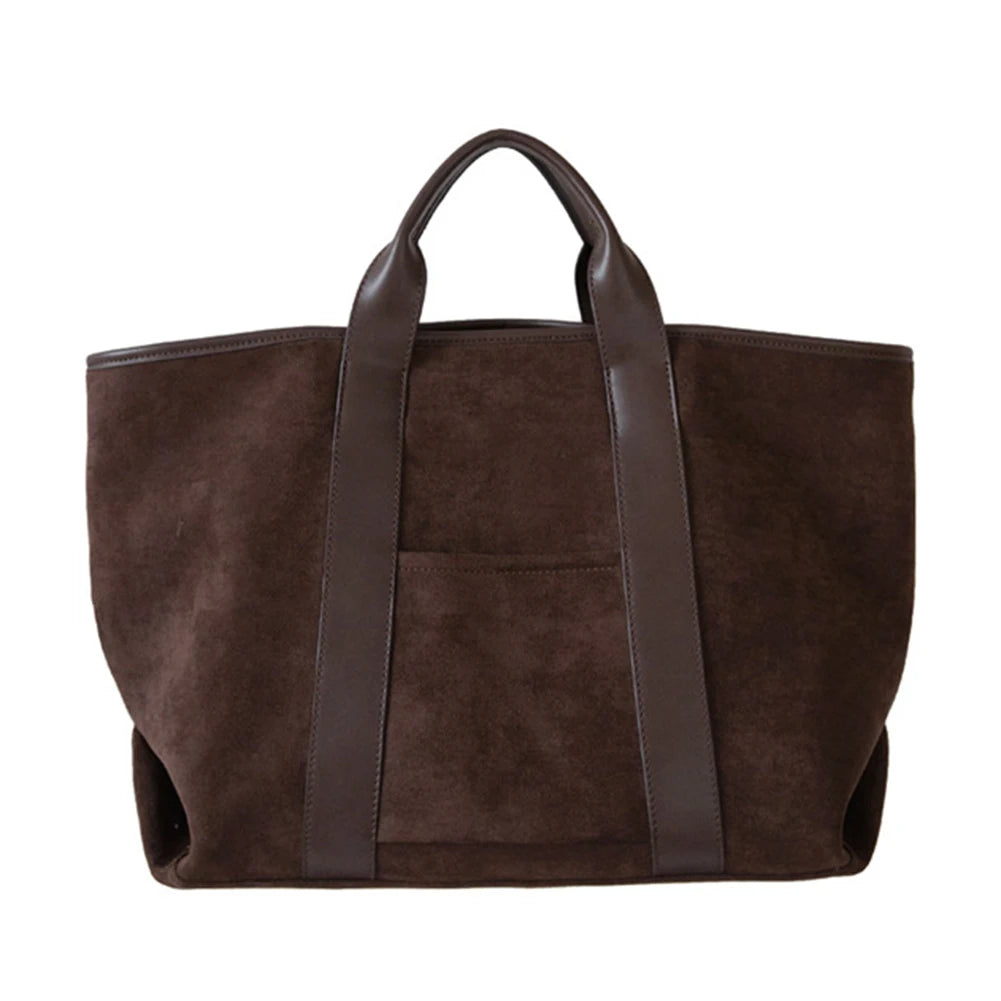 Tote Bag for Women Large Capacity Satchel, Suede