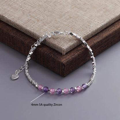 VENTFILLE 925 Sterling Silver Line Extremely fine Bracelet