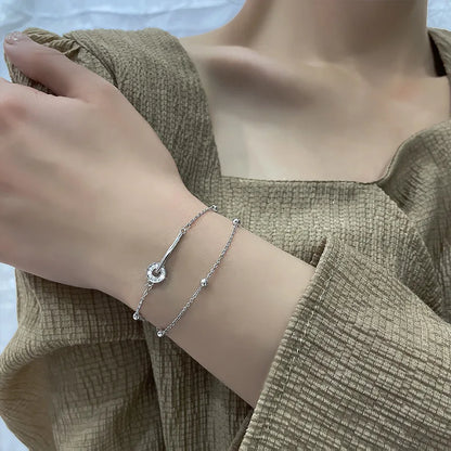 VENTFILLE 925 Sterling Silver Line Extremely fine Bracelet