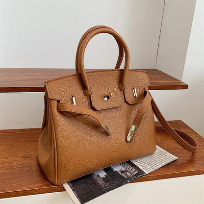 Women's Leather Spacious Purses & Handbags with Shoulder Strap