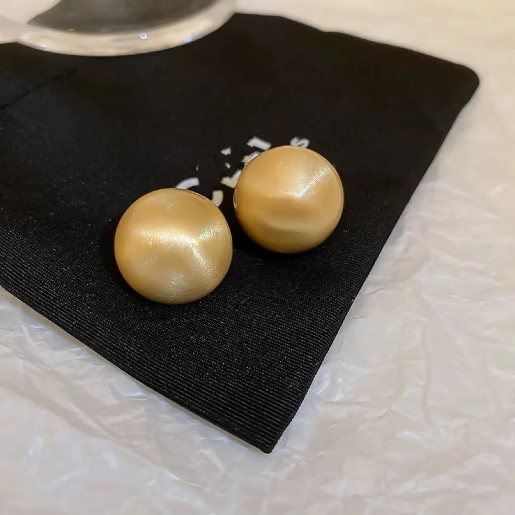 Needle-Shaped Smooth Geometric Earrings, Casual, Simple,