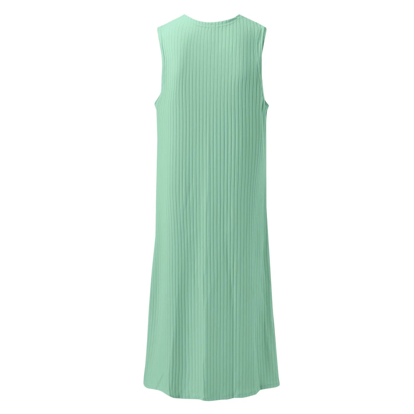 Solid Color 3 Piece Pants Set Casual Stretchy Ribbed Sleeveless Coat Vest And Shorts Suits