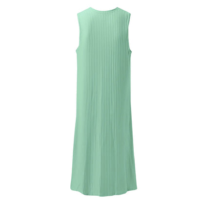 Solid Color 3 Piece Pants Set Casual Stretchy Ribbed Sleeveless Coat Vest And Shorts Suits