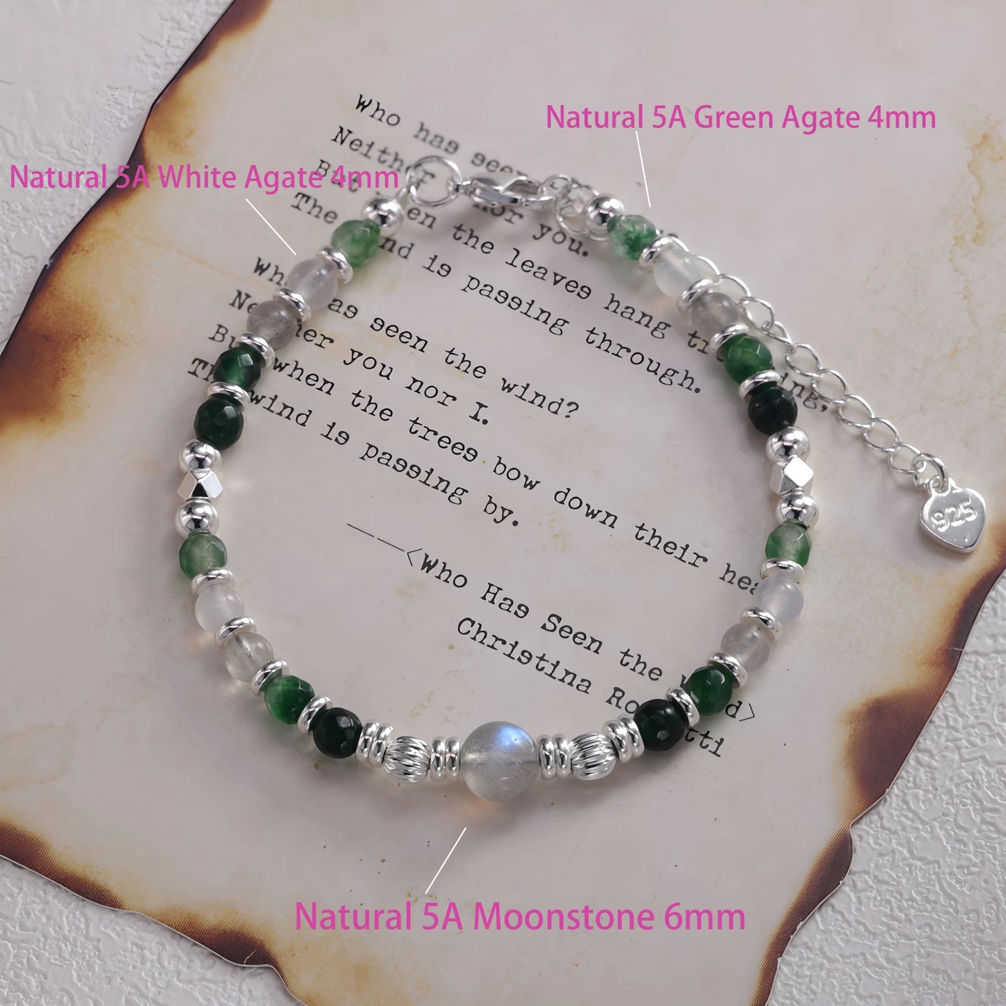 VENTFILLE 925 Sterling Silver Butterfly Bracelet