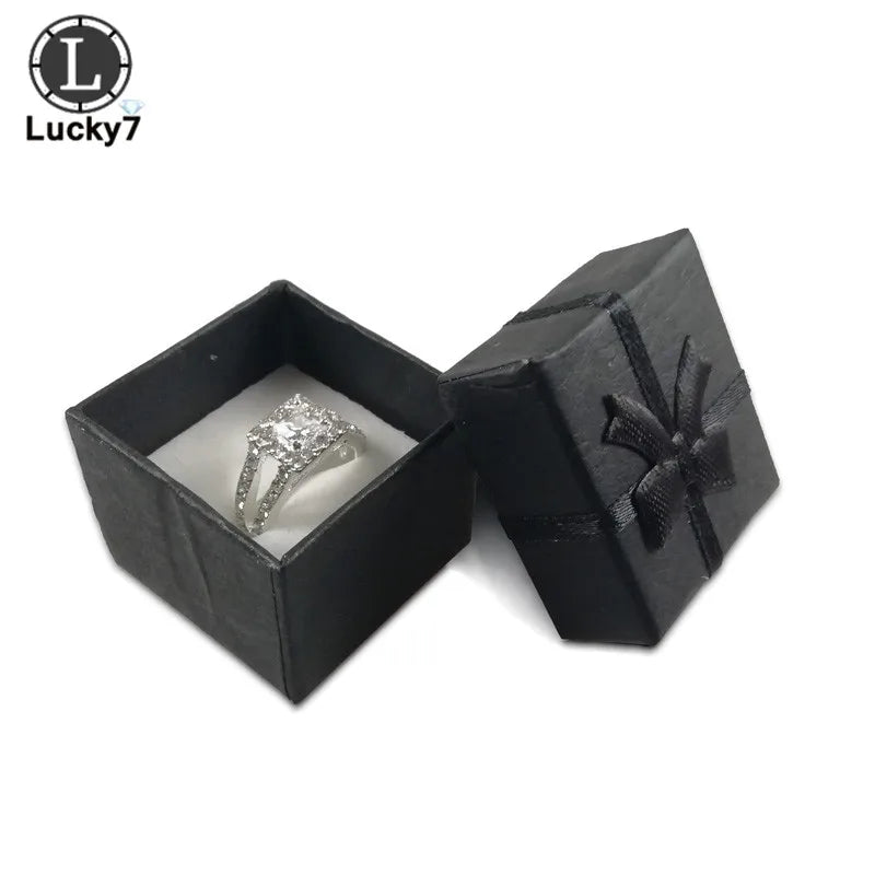 4*4*3cm 120pcs Jewelry Boxes for Jewelry Assorted Colors Ring Box Small Gift Boxes