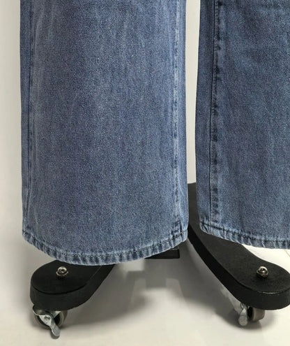 Heart Back Pocket Wide-Leg Jeans