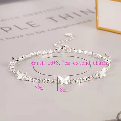 VENTFILLE 925 Sterling Silver Butterfly Bracelet