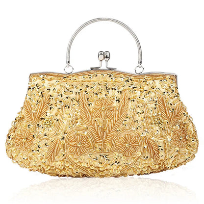 Vintage embroidered beaded purse.