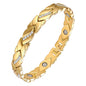 Leaves Magnetic Bracelet with 3500 Gauss Magnetic Therapy Bracelet Pure Copper for Women Men Jewelry Gift