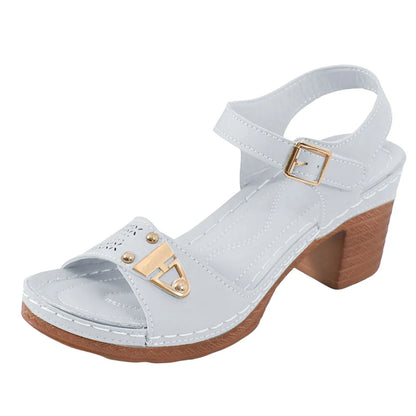Fashion Sandals with Adjustable Buckles