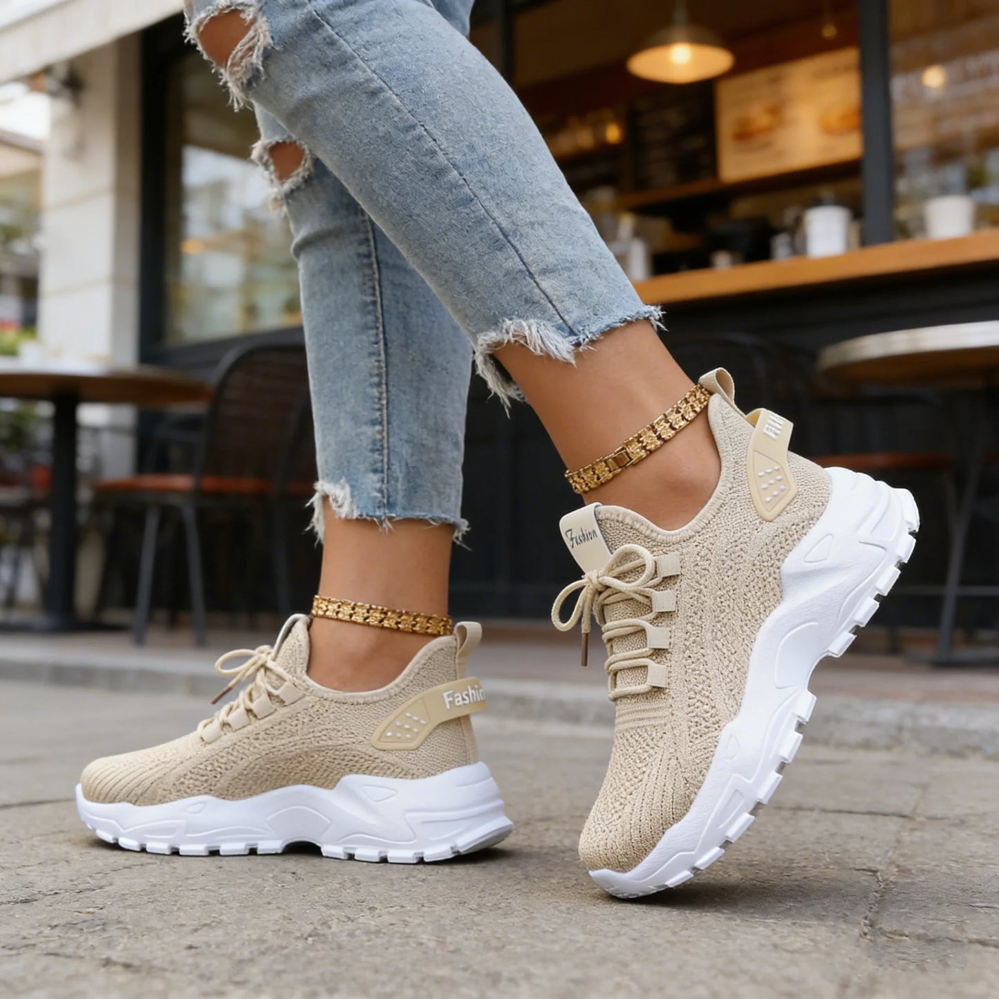 Women's shoes Breathable single-mesh casual and versatile sports shoe