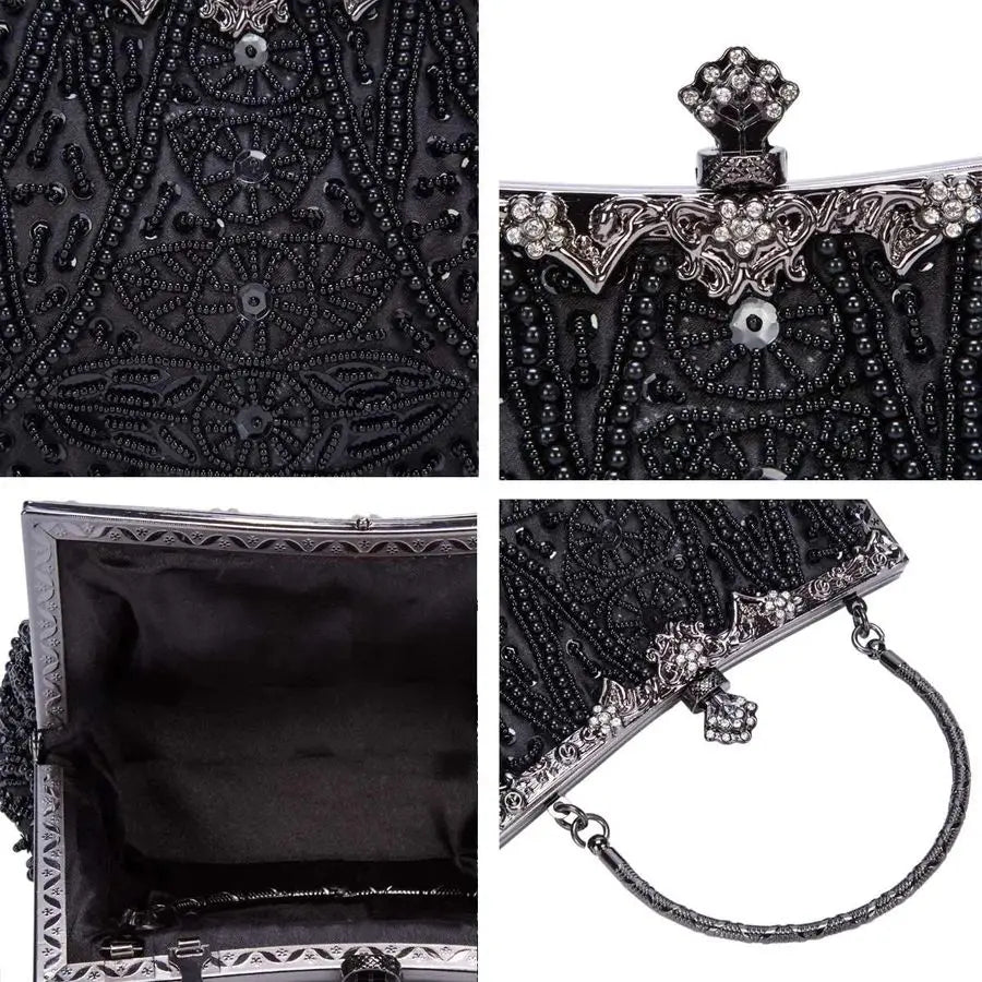 Vintage Beaded Clutch Evening Bags