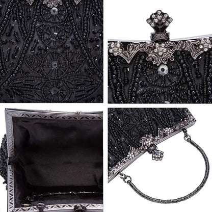 Vintage Beaded Clutch Evening Bags