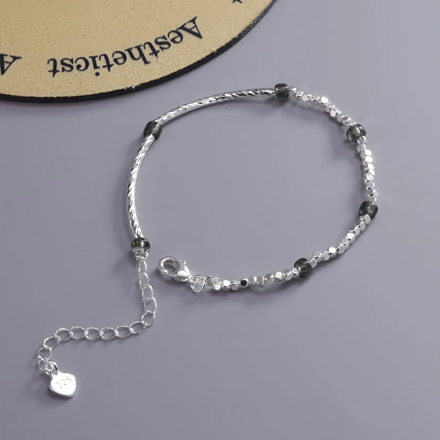 VENTFILLE 925 Sterling Silver Line Extremely fine Bracelet