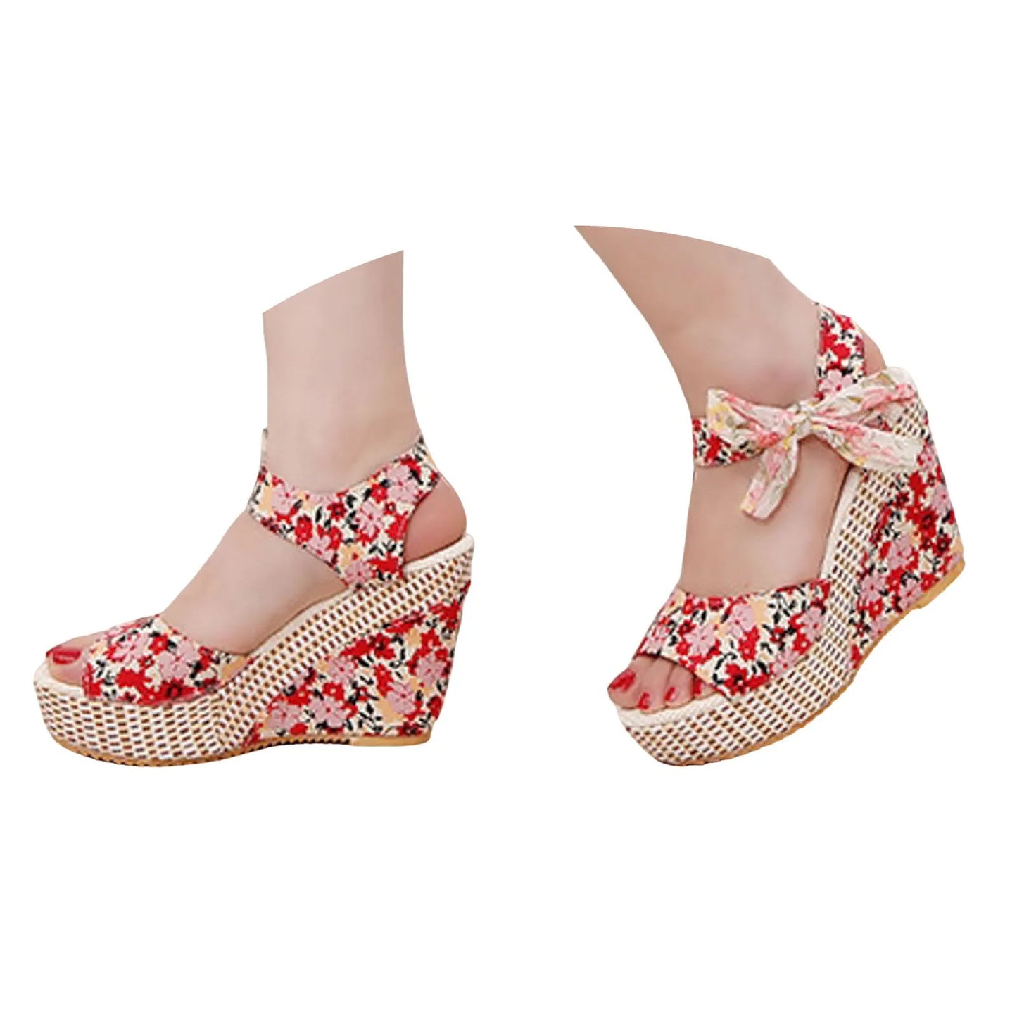 Wedge Heeled Sandals for Women Summer Casual