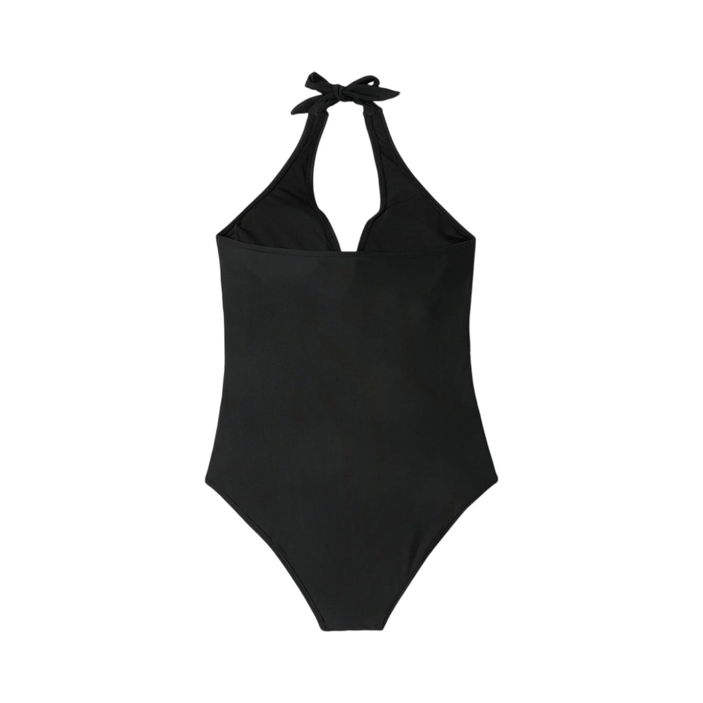 Tummy Control Swimsuit Cross Front Striped One Piece