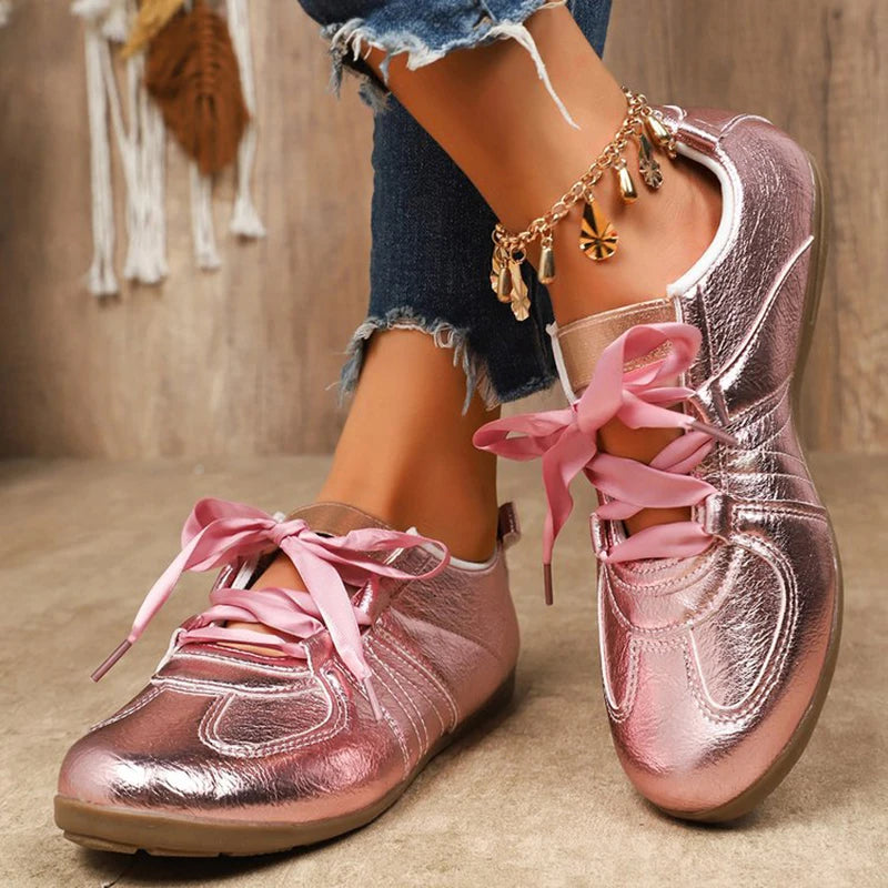 Sweet Ribbon Bowknot Ballet Flats