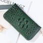Fashion Women Crocodile Leather Wallet Large Capacity Credit Cards Holder Organizer Phone Clutch