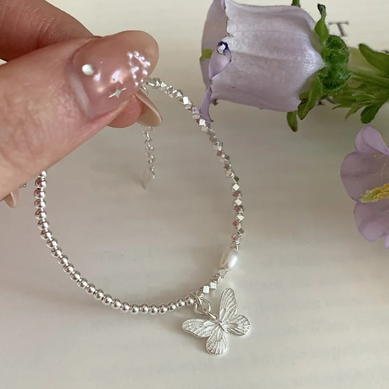 VENTFILLE 925 Sterling Silver Butterfly Bracelet