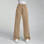 Ladies' High Waisted Straight Leg Pants Loose Casual