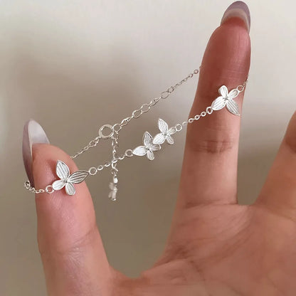 VENTFILLE 925 Sterling Silver Butterfly Bracelet