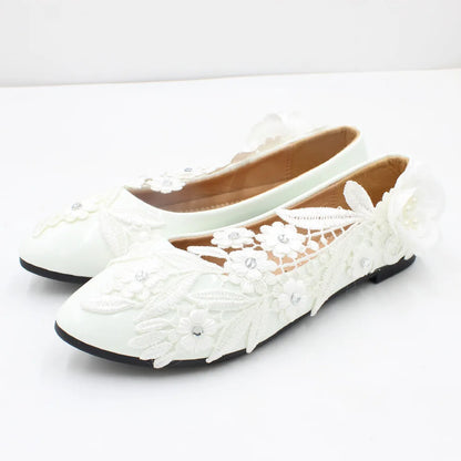 White Flower Pumps New Arrival Women's Shoes