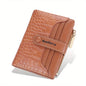 Baellerry Brand Wallet New Women's Short Wallet Buckle Sanded Leather Coin Purse