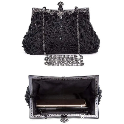 Vintage Beaded Clutch Evening Bags