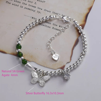 VENTFILLE 925 Sterling Silver Butterfly Bracelet