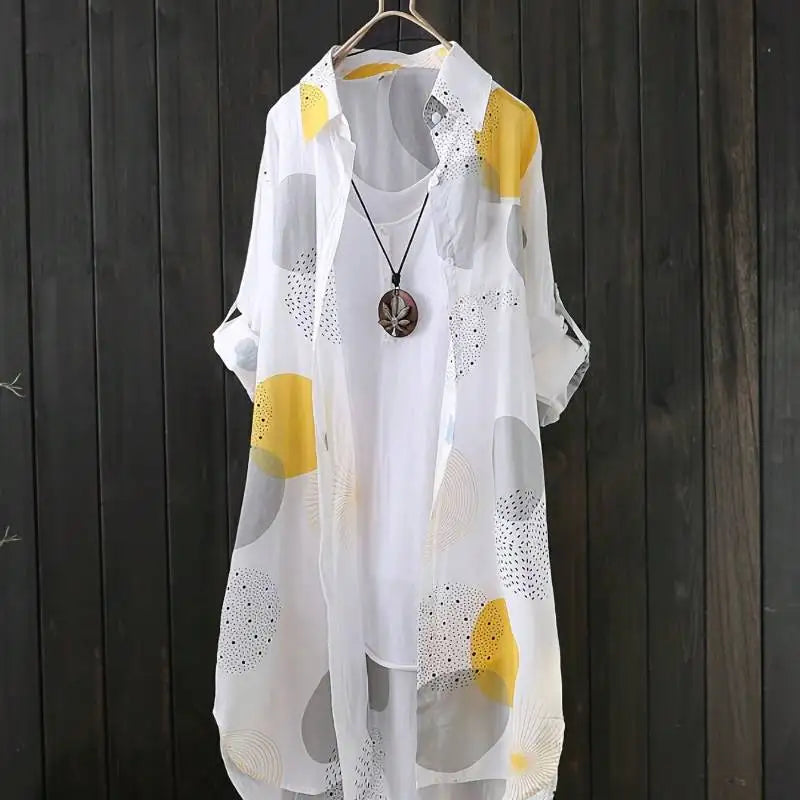 PLUS SIZE Women's Shirt - Loose Comfortable Chic Blouse
