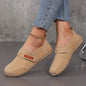 Comfortable Slip on Loafers Women Leather Shoes