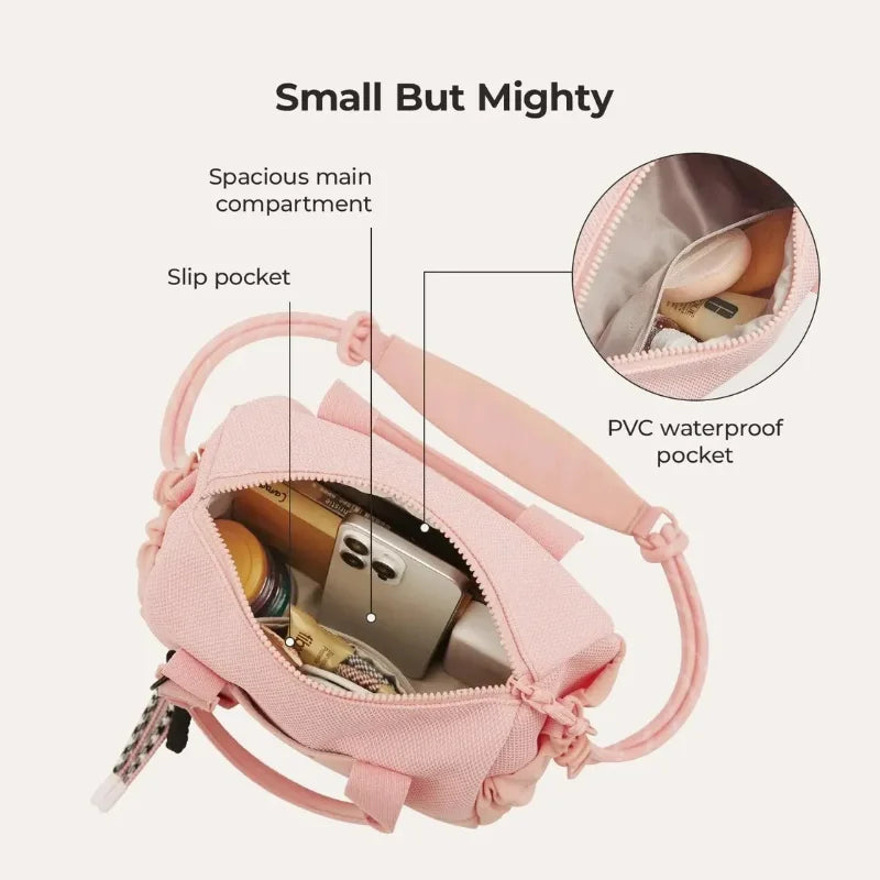 BAGSMART Mini Crossbody Bag Boston-style mini duffel