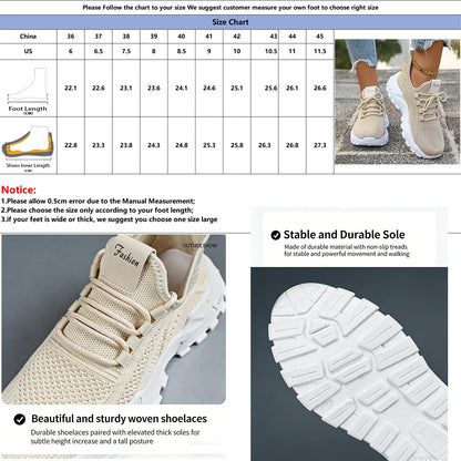 Women's shoes Breathable single-mesh casual and versatile sports shoe