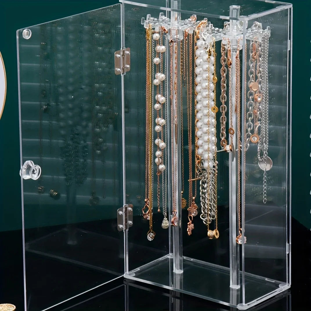 1pc Acrylic Necklace Storage Box,